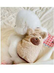 1 pieza Ropa de otoño/invierno para mascotas, adecuada para perros Poodle, Bichon Frise, Pomerania, Yorkshire de menos de 8.5kg, color aleatorio