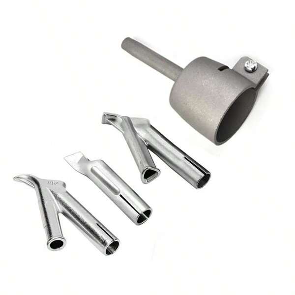 Accesorios para pistola de aire caliente de 32 mm: Boquilla de soldadura de acero inoxidable, boquilla fija triangular, boquilla redonda en forma de Y