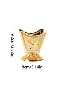 1 Peça/1 Conjunto Queimador de Incenso/Suporte de Incenso de Ferro Fundido Simples e Elegante. Com Tampa, Queimador de Aromaterapia, Decorações, Queimador de Bakhoor, Decoração para Casa.