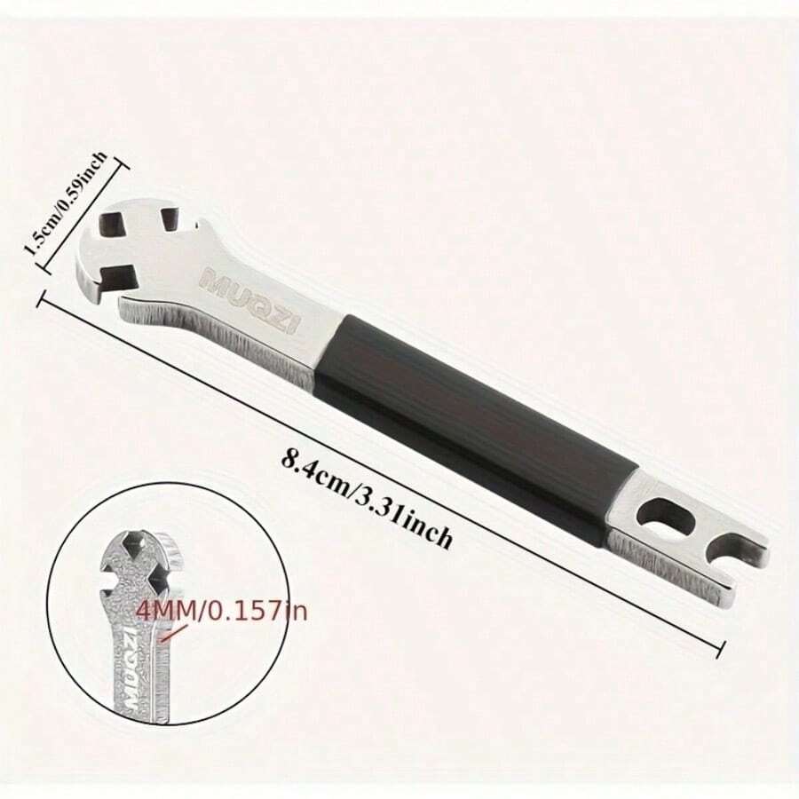 Stainless Steel Bicycle Spoke Wrench, Multiple Colors, Mountain Bike Wheel Spoke Truing And Adjustment Tool