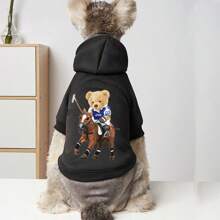 Diseño de moda Sudadera con capucha para perros Ropa de invierno para mascotas Ropa para perros Chihuahua Disfraces suaves para cachorros Lavable a máquina