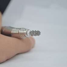 1 件装锋利指甲钻头大号原色梯形锥形筒钨钢硬质合金铣刀头修甲修脚美甲工具 - 彩色 - 查看 5