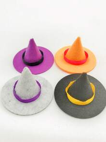 节日迷你女巫帽、迷你扫帚、糖果瓶：非常适合万圣节、圣帕特里克节和女巫主题派对 - 无需电池，由塑料制成 - 彩色 - 查看 7