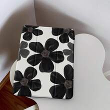 Piękna i urocza, dwustronna, malowana, akrylowa, przezroczysta tylna obudowa z motywem czarnego kwiatka jest odporna na wstrząsy i pasuje do iPadów 7., 8. i 10. generacji (10,2 cala). Posiada wbudowane miejsce na rysik oraz obsługuje funkcje uśpienia i wybudzania, a także wiele sposobów składania. To idealne prezenty na święta i Nowy Rok.