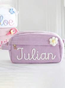 1 szt. Spersonalizowany piórnik, prezent na powrót do szkoły, piórnik z kordu z niestandardowym imieniem, prezent dla dzieci, prezent urodzinowy dla dziewcząt/chłopców, wielofunkcyjny, ozdobny, z napisem, stylowy, nowoczesny, kolorowy, uroczy, uroczy, swobodny, niestandardowy, spersonalizowany, wyjątkowy, spersonalizowany, idealny prezent dla niego, idealny prezent dla niej, wielofunkcyjny, ozdobny, z napisem, stylowy, nowoczesny, kolorowy, uroczy, uroczy, swobodny, niestandardowy, spersonalizowany, wyjątkowy, spersonalizowany, idealny prezent dla niego, idealny prezent dla niej, łatwy komfort