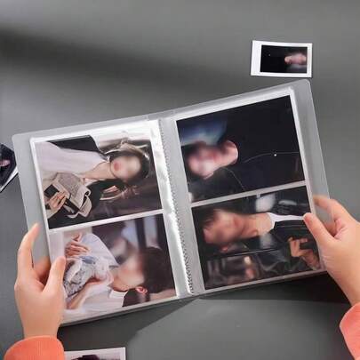 4/6英寸 80/160格透明相册，偶像照片卡夹，偶像明星卡片收藏册，创意相册，照片卡夹，Tay照片收纳