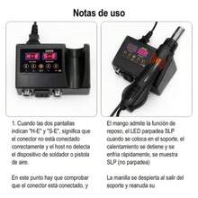 Estación De Cautín Tipo Lápiz Pistola De Calor 2 En 1 600w - Tipo de Enchufe B USA (110-127V) - Ver 6