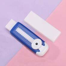4pcs/3pcs/2pcs/1pc Retractable Erasers, Super Clean Smudge-Free Non-Crumbling Erasers, Student Correction Stationery Erasers, Back To School Essential, Reward Small Gifts
