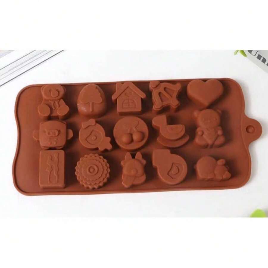 Non-Stick 3D  Silicone Mold | Confectionery, Cake, Sweets, DIY - MODEL 23 - View 1