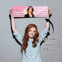 1PC 定制手持横幅 - 个性化手持横幅 - 弹出式商店装饰展示 - 广告用卷轴横幅 - 定制徽标、定制手拉滚动横幅、礼品杆