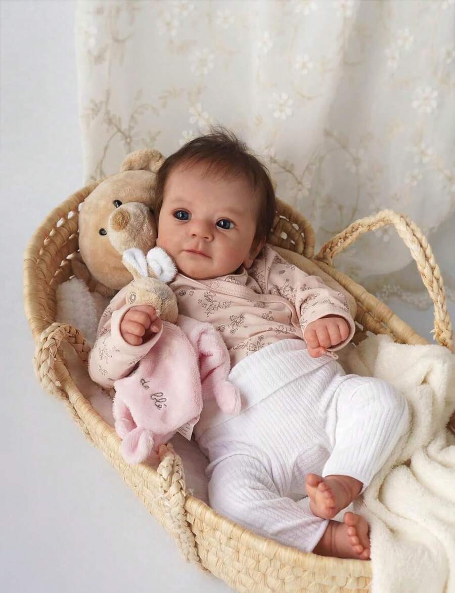 Lifelike Reborn Doll For Girls - 20-Inch Realistic Newborn Baby Doll, Lifelike Silicone Baby Doll, Gift Set With Toddler Clothes, Ages 3+ - Nhiều màu - Xem 1