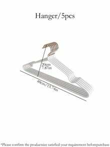 5pcs/1pc Clothes Hanger Set, Dorm Room Drying Rack For Bunk Beds, Foldable Retractable Clothes Drying Rack, Portable Clothes Hanger, Thick Durable Multi-Function Retractable Clothes Rack, Travel Hanger, Cabinet Mounted Clothes Rack