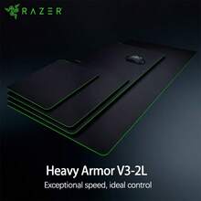 RAZER 滑鼠墊重裝甲蟲V3遊戲 微紋理布面精準操控 高密橡膠強力防滑 鎖邊耐磨 職業玩家推薦 V3-2XL - V3-2XL - 查看 1