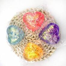 6厘米麦芽胶减压球，柔软挤压感官玩具，抗压力珍珠彩虹色慢回弹挤压球 - 彩色 - 查看 7