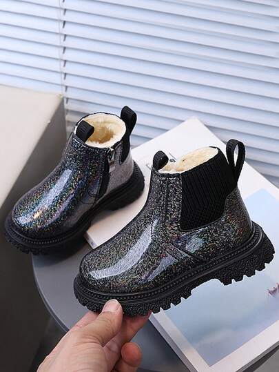 1 Pair Baby Fashion Low-Top Boots, Casual & Comfortable Short Boots For Winter