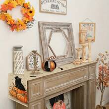 1 Piece Of Halloween Patterned Table Flag, Including Pumpkin And Black Cat, Made Of 72 Inch Knitted Polyester Fiber, Suitable For Holiday Gathering Tables, Home Kitchen Decoration, And Gifts.