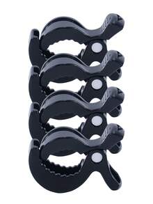 4件/3件/2件婴儿推车毯夹、婴儿推车蚊帐夹、婴儿推车玩具夹、婴儿推车毯夹、婴儿床玩具挂夹、孕妇汽车座椅配件 - 黑色 - 查看 9