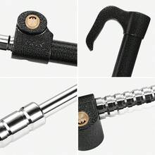 Antirrobo en aerosol, antirrobo para volante, embrague, acelerador y pedal (negro), dispositivo antirrobo para volante, dispositivo antirrobo para coche, cerradura para coche, dispositivo antirrobo para coche, prevención de robo, productos de coche, productos antirrobo - Negro - Ver 8