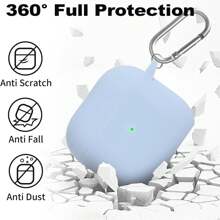 Buy 1 Get 1 Free Cleaner Kit,For Airpods 4th Case Cover, Soft Silicone Case With Cleaner Kit, Keychain, Full Protection For Men And Women, Compatible With Airpods Pro 2 Case Generation,Ideal Gift For Couples