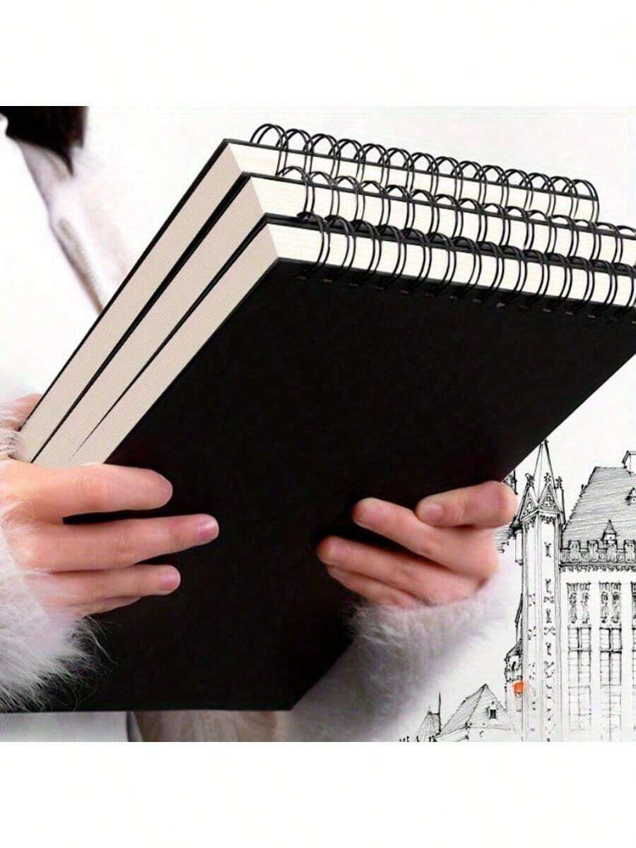 Coil Books Sketchbooks, Top Spiral Bound Sketching Boards, Acid Free Art Sketchbooks Art Sketching Drawing Writing Papers For Beginner Artists As Festival Gifts, For Schools, Studio, Art Supplies For Writing And Drawing,Back To School,School Supplies