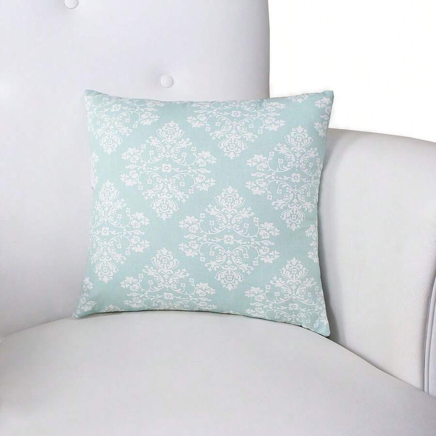 Printed Decorative Pillow With Full Zipper, Super Washable - 綠色普羅旺斯 - 查看 1