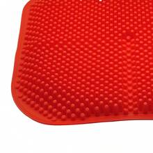 Silicone Seat Cushion, Cooling Seat Cushion (Super Large & Thick), Breathable Honeycomb Design Absorbs Pressure Points Seat Cushion, Gel Cushion For Office Chair, Home Car Seat Cushion For Wheelchair - 紅色 - 查看 6