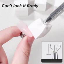 100PCS Nail Sponge Metal Gripper Mini Replaceable Nail Sponge Block For Ombre Nail Art Sponge Nail Art Tools For Nail Products Nail Accessories