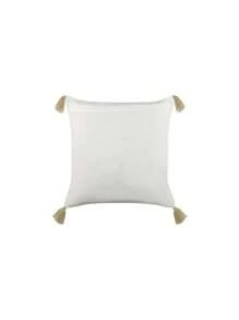 Beliani 裝飾靠墊 花卉圖案 棉質 多彩 帶流蘇 45 x 45 厘米 兩件套 CARISSA - 均碼 - 查看 4