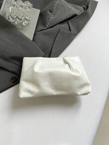 Noua modă de primăvară/vară, culoare solidă, plic, geantă plic casual de culoare solidă, geantă cosmetică, geantă cu accesorii de călătorie, geantă cu căptușeală interioară, geantă de toaletă, husă de depozitare