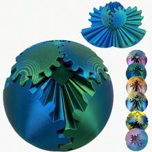 1 món đồ chơi xoay hình bánh răng in 3D, đồ chơi giảm căng thẳng hình bánh răng, đồ chơi ngón tay hình bánh răng, đồ chơi để bàn hình bánh răng, đồ chơi bánh răng giúp giảm lo âu. - Nhiều màu - Xem 1