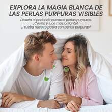 Ceelike Pasta dental con nanohidroxiapatita MSDRWIKEY, remineraliza eficazmente, set de probióticos, cuidado bucal, esencial para la familia - Gris+Morado - Ver 11