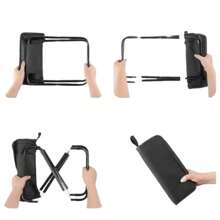 Portable Aluminum Folding Stool - With Portable Bag And Zipper