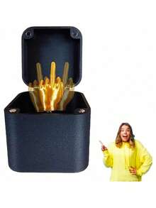 1 件中指惊喜礼盒，中指盒，完美的恶作剧手弹出礼物，带成人礼盒，新奇恶作剧中指手雕像圣诞新奇搞笑礼物，礼品盒，宝石，订婚戒指盒，印花手，中指，双重恶作剧，惊喜，快乐，恶作剧，搞笑礼物，增添气氛，神秘盒子 - 彩色 - 查看 7