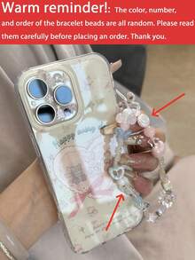 可爱卡通动物爱心果冻手机壳，兼容 17 Pro Max、17 Pro、17 Air、16、15 Pro Max、14、13 Pro、12、11 Plus，可爱手链软糖手机壳 - 動物 - 查看 5