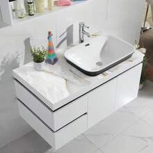 1 Roll 3D Marble Self-Adhesive Wallpaper, Multi-Color Peel And Stick Wallpaper, Can Be Stuck On Tiles, Kitchen Countertops, Cabinets And Walls, Bathroom Tile Decor, Thickened Waterproof Wallpaper Roll For Kitchen And Home Decor Wall Paper Wall Stickers Wall Decor Room Decor Wallpaper Stickers Wall Bedroom Decor Kitchen Decor - White Gold - View 6