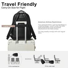 30L Large Capacity Waterproof Business Vintage Style 1pc Solid Color Pu Leather Men Women Backpack Shoulder Bag,Business Laptop Backpack For Men Women, 15.6" Travel Work Backpack Waterproof College Bookbag Purse Faux Leather, College Students, Rookies & White CollarWorkers,Perfect For Work.Business, Commute, College,Vacation Essentials&Back-To-School Essentials,Black - 黑色 - 查看 8