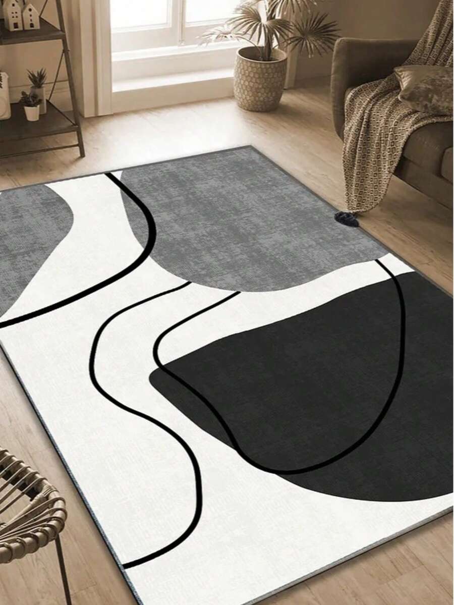 土耳其制造 - 可水洗长条地毯 - 防滑卷式地毯 - 80x120 厘米、80x150 厘米、80x200 厘米、80x300 厘米、100x200 厘米、100x160 厘米、100x300 厘米、120x180 厘米、140x190 厘米 - 可裁剪门厅地毯 - 奶油白 - 查看 1