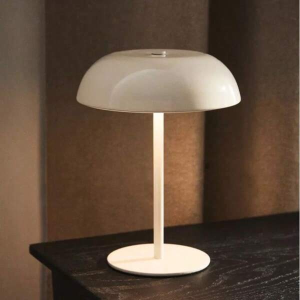 Kexinlighting Kexinlighting-1PC Simple Nordic Modern Style Adjustable Touch Table Lamp Three-Level Light Bedside Night Light Portable Atmosphere Table Lamp Monochrome Finish Touch LED Table Lamp Built-In 1800mah Rechargeable Battery USB Rechargeable Table Lamp