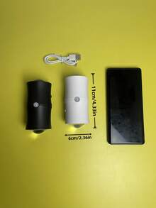 1pc LED Smart Motion Sensor Dual-Head Wall Light, USB Rechargeable Motion Sensor Magnetic Induction Lamp, RGB Adjustable Wash Light, Wireless, Suitable For Kitchen, Hallway, Wardrobe, Closet, Bedroom, RV, Holiday Atmosphere, Gift - Multicolor - View 12