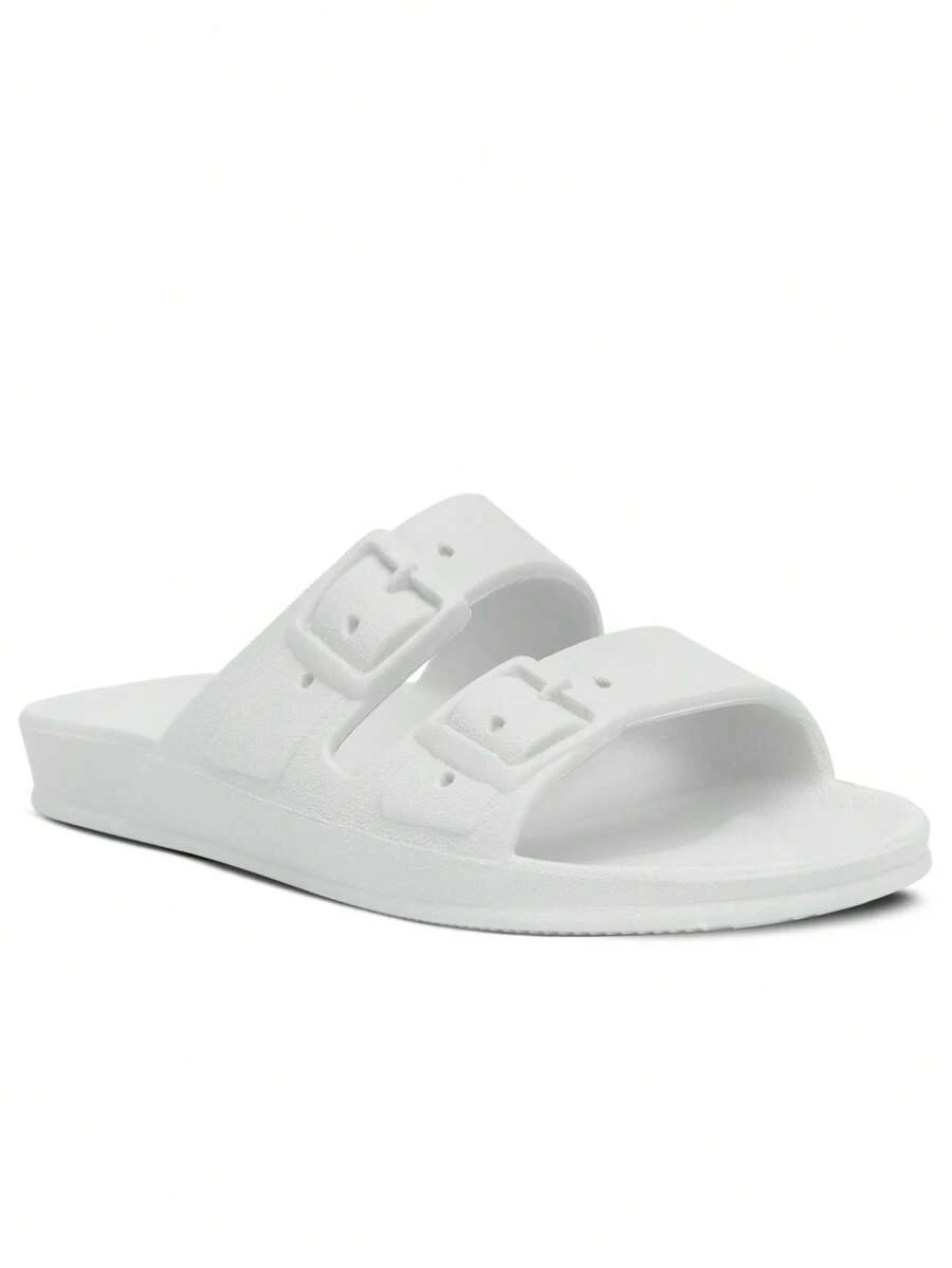 Pópidí Children's Flip-Flops, Papete Sandals, Girls 12.46S - 白色 - 查看 1