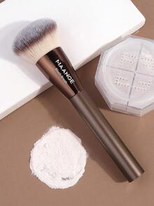 MAANGE 1pc/2pcs Professional Aluminum Finger Makeup Brushes, Featuring Soft Fibers, Skin-Friendly, Suitable For Blending, Polishing And Priming Liquid, Cream And Powder Products, Ideal For Daily Makeup, Home Or Travel Use, A Great Gift For Women And Girls, Includes Foundation Brush, Concealer Brush, Blush Brush, Contour Brush, Bronzer Brush, Powder Brush And More.