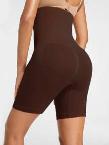 1 chiếc quần định hình eo cao màu nâu giúp kiểm soát vòng bụng - Đồ lót giảm béo dành cho nữ với đai nịt eo, làm phẳng các vùng mỡ thừa ở bụng, tôn dáng, phù hợp với váy, quần jeans và trang phục bó sát, thoải mái khi mặc hàng ngày và trong những dịp đặc biệt: Chất liệu mềm mại, thoáng khí ôm sát cơ thể mà không bị cuộn hay bó chặt, lý tưởng cho phụ nữ muốn có hiệu quả định hình kín đáo - Tông màu nâu nhẹ nhàng hòa quyện hoàn hảo với màu da. - màu nâu - Xem 2