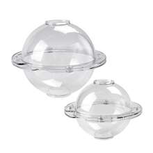 14cm Diameter Starry Sky Chocolate Mold, Spherical 3D Baking Tool, Hollow Ball Jelly Mold, Kitchen Tool, Party Supplies Christmas Pajamas Christmas Decor - Transparent - View 8