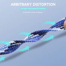 Nylon Elastic Braided Solo Loop Strap Compatible With Huawei Watch Fit 4 Pro/4/3 Strap Men Women Watchband Compatible With Huawei Fit3/4/4Pro Fashion Band