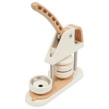 ZhdnBhnos Button Press Machine, Button-Maker Machine,Button Making Supplies Kit For DIY Button Badges Button Maker Machine, - Creamy White Color - View 7