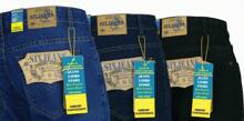 SIX JEANS MEN'S JEANS Single Color All Regular Fit Pocket - 黑色 - 查看 3