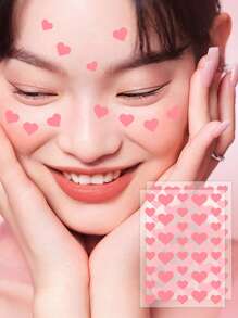 1440片粉色、黑色、白色、蓝色、紫色、绿色星形图案E-Star面部贴纸，拍照和脸部彩绘必备，适用于各种派对、聚会和娱乐活动。提供1080/720/180/72/36片装，化妆品级，价格实惠，可用于房间装饰、梳妆台、旅行、卧室、化妆配件等。