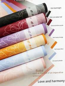 3 pièces Papier cadeau de mariage comprenant 6 types de papier d'emballage coloré. Les couleurs douces et les designs mignons en font l'emballage cadeau parfait. Il convient également parfaitement pour les anniversaires, la Saint-Valentin, la Fête des Mères, les boîtes cadeaux, les mariages, les saisons, l'emballage cadeau pour les fêtes, les projets d'artisanat, la décoration d'intérieur, l'artisanat, etc.