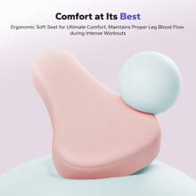 MERACH Squat Machine, 2 In 1 Squat Rowing Machine, Easy Setup & Foldable Exercise Equipment, Glute Trainer Machine, Glutes & Leg Home Workout Machine - White - View 4