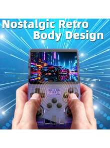 R36S Retro Handheld Game Console, Linux System, 3.5" IPS Screen, Portable Pocket Video Player, Mini Game Player, Built-In 15,000+ Games - Multicolor - View 8